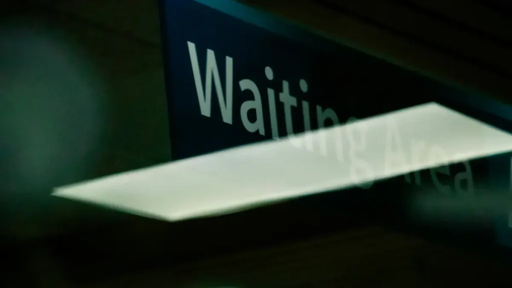 Panneau lumineux de salle d'attente