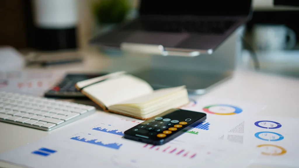 Calculatrice et carnet de notes